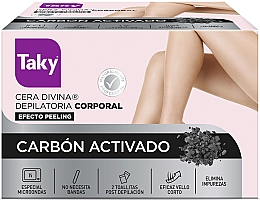 Віск для депіляції тіла з активованим вугіллям - Taky Activated Carbon Body Depilatory Wax — фото N1