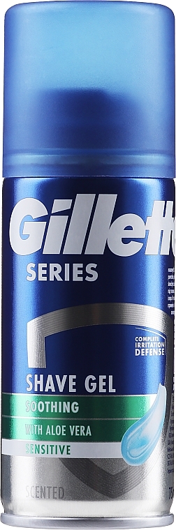 УЦІНКА Гель для гоління для чутливої шкіри - Gillette Series Sensitive Skin Shave Gel for Men * — фото N9