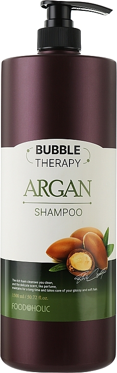 Шампунь для волос с аргановым маслом - Food a Holic Bubble Therapy Argan Shampoo — фото N2