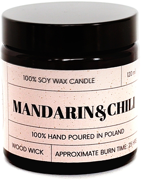 Ароматическая соевая свеча "Мандарин и чили" - Koszyczek Natury Mandarin & Chili — фото N1
