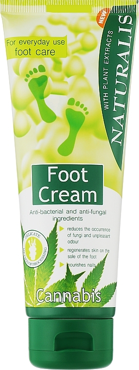 Крем для ног - Naturalis Cannabis Foot Cream — фото N1