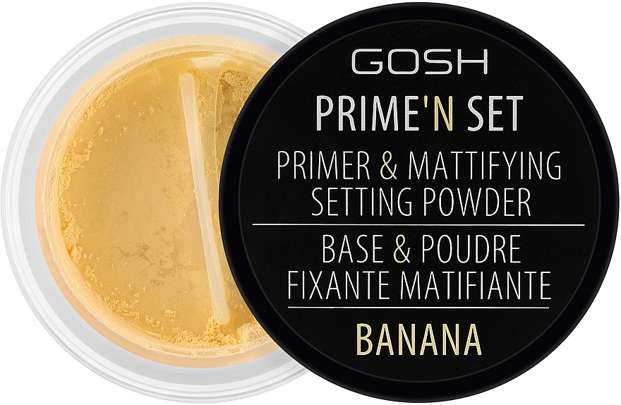 Пудровий праймер для обличчя - Gosh Velvet Touch Prime'n Set Powder — фото N1