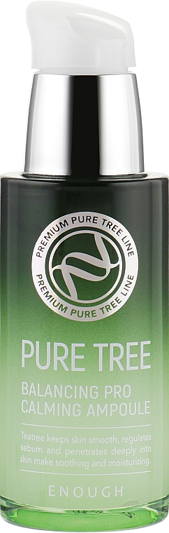 Сироватка для обличчя, з екстрактом чайного дерева - Enough Pure Tree Balancing Pro Calming Ampoule — фото N2