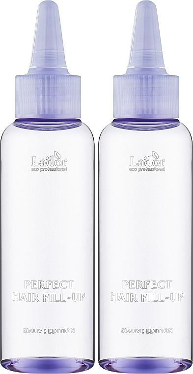 УЦЕНКА Набор филлеров для волос - La'dor Perfect Hair Fill-Up Duo Set Mauve Edition (h/filler/2x100ml) * — фото N2