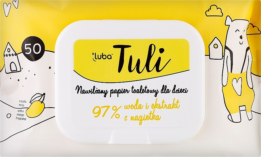 Детская влажная бумага с экстрактом бархатцов - Luba Tulli Baby Wipes — фото N1