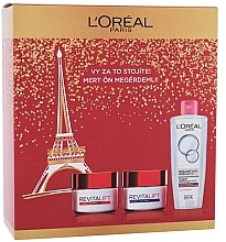 Духи, Парфюмерия, косметика Набор - L´Oreal Paris Revitalift Day Cream Combo Set (d/cr/50ml + n/cr/50ml + micel/200ml)