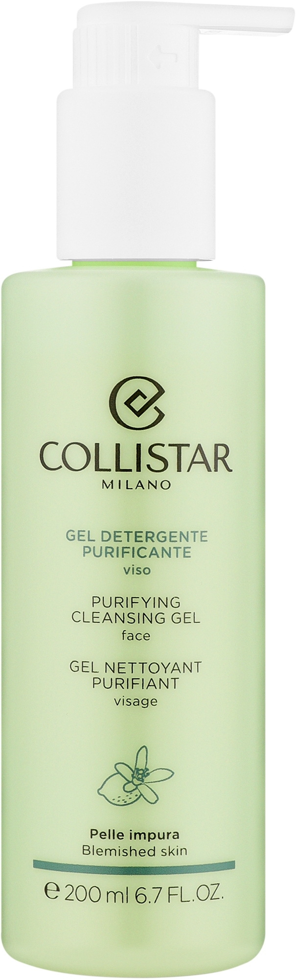 Гель для умывания - Collistar Face Purifying Cleansing Gel — фото 200ml