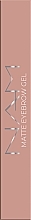 Гель для бровей - NAM Matte Eyebrow Gel — фото N3