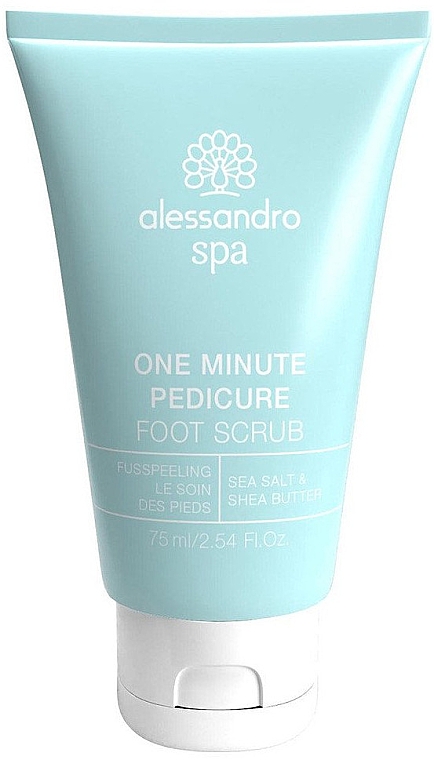 Пілінг для шкіри ніг і ступень - Alessandro International Spa One Minute Pedicure Foot Scrub — фото N1