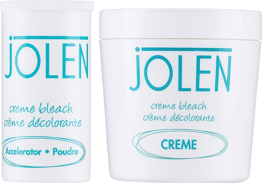 Набор - Jolen Bleach Cream Original Formula (cr/125ml + poudre/30g) — фото N2