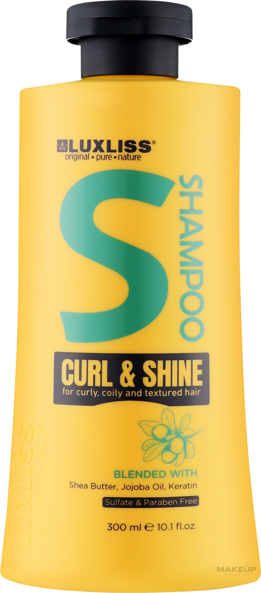 Шампунь для кучерявого волосся - Luxliss Curl & Shine Shampoo — фото 300ml