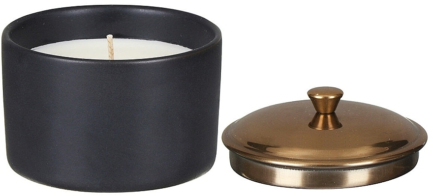 Ароматическая свеча "Бергамот и красное дерево" - Paddywax Hygge Ceramic Candle Black Bergamot & Mahogony — фото N2