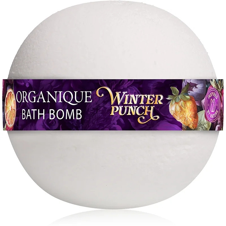 Бомбочка для ванны "Зимний пунш" - Organique Winter Punch Bath Bomb — фото N1