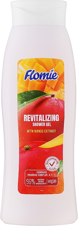 Гель для душа с экстрактом манго - Flomie Revitalizing Shower Gel — фото N1
