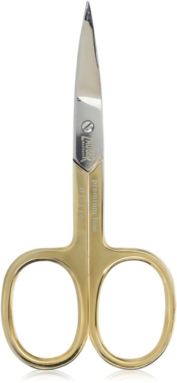 Ножиці для нігтів, золоті, 01-116 - Zauber Premium