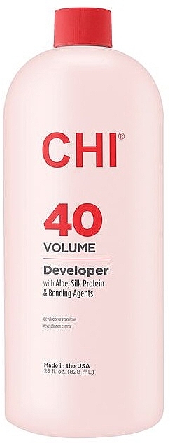 Окислитель 12% - CHI 40 Volume Developer With Aloe, Silk Protein & Bonding Agents — фото N1