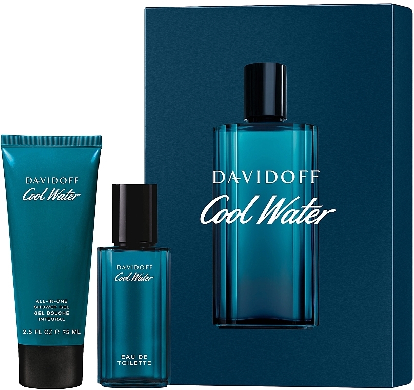 Davidoff Cool Water - Набір (edt/40 + sh/gel/75ml) — фото N1