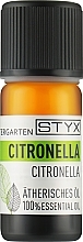 Духи, Парфюмерия, косметика Эфирное масло цитронеллы - Styx Naturcosmetic Essential Oil Citronella