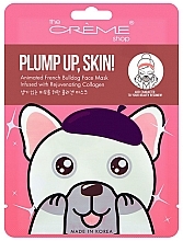 Парфумерія, косметика Маска для обличчя - The Creme Shop Plump Up Skin French Bulldog Mask