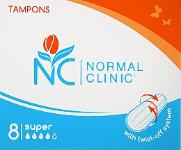 Духи, Парфюмерия, косметика Тампоны Super, 4 капли, 8шт - Normal Clinic