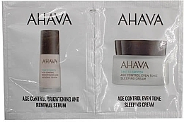 Парфумерія, косметика Набір - Ahava Time To Smooth Set (serum/2ml + cr/3ml)