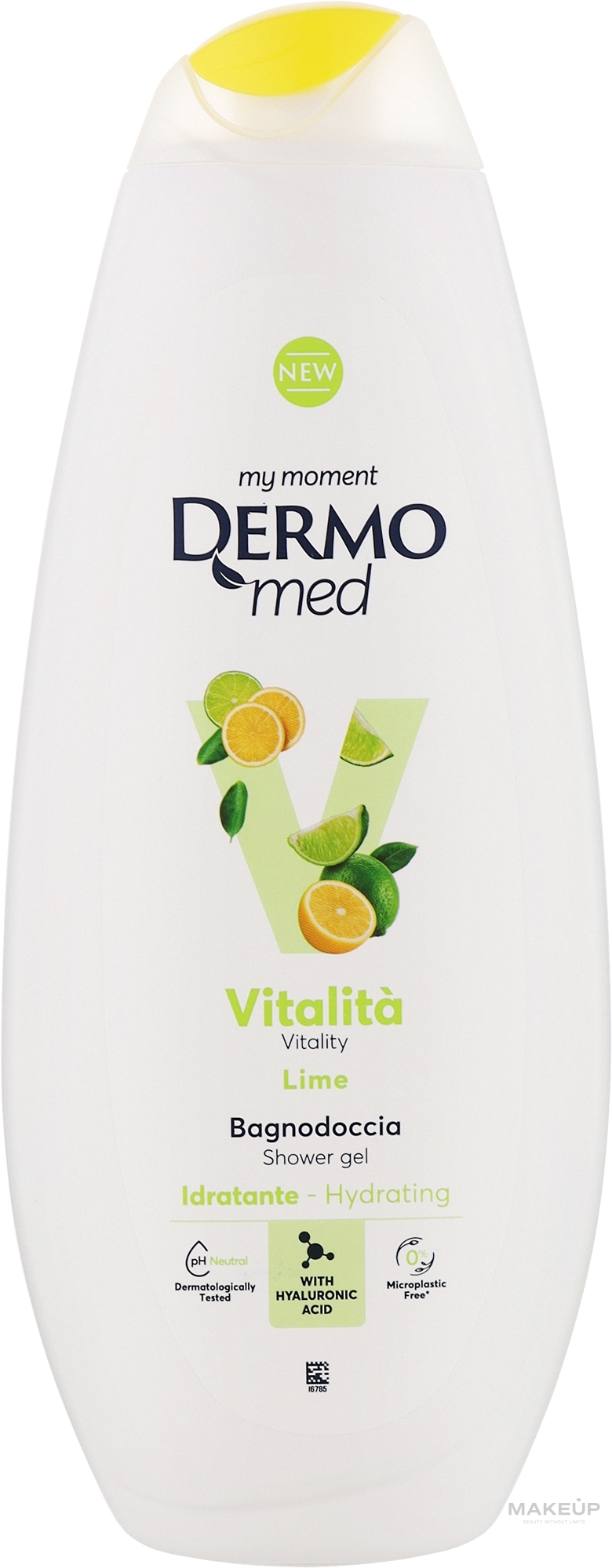 Гель для душа "Лайм" - Dermomed Vitality Lime Shower Gel  — фото 750ml