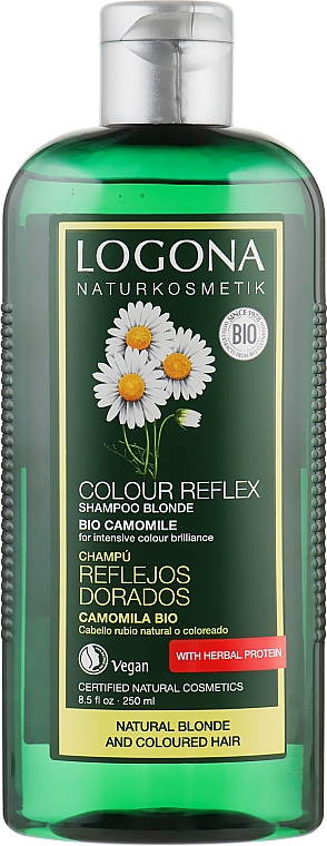 Шампунь для фарбованого світлого волосся - Logona Hair Care Color Care Shampoo — фото N1