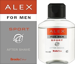 Лосьон после бритья - Bradoline Alex Sport Lotion After Shave — фото N2