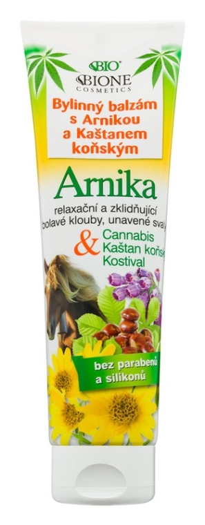 Бальзам для ніг  - Bione Cosmetics Cannabis Arnika Herbal Ointment With Horse Chestnut — фото N1