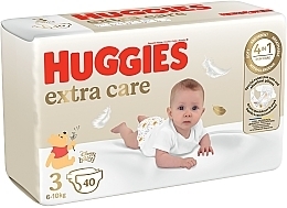 Підгузники Extra Care, розмір 3 (6-10 кг), 40 шт. - Huggies — фото N8