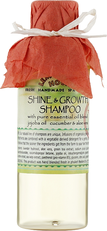 Шампунь "Для роста и блеска волос" - Lemongrass House Shine & Growth Shampoo — фото N1