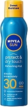 Парфумерія, косметика Сонцезахисний освіжаючий міст "Захист та сухий дотик" SPF 30 - NIVEA SUN  Protect & Care Dry Touch Refreshing Mist