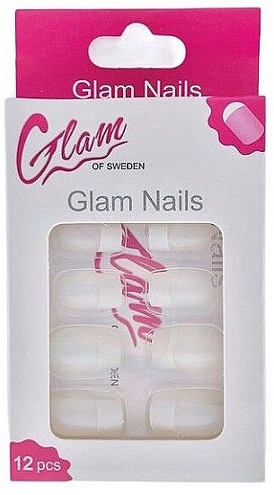 Искусственные ногти, французский маникюр - Glam Of Sweden Glam Nails French Manicure — фото N1