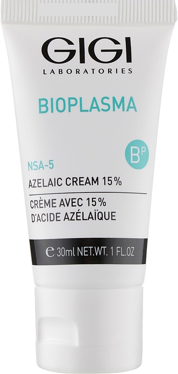 Крем с азелаиновой кислотой для жирной и проблемной кожи - Gigi Bioplasma 15% Azelaic Cream  — фото N1