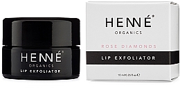 Парфумерія, косметика Ексфоліатор для губ - Henne Organics Rose Diamonds Lip Exfoliator