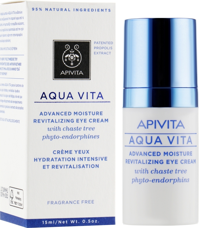 Крем вокруг глаз с авраамовым деревом и иглицой - Apivita Aqua Vita Eye Cream