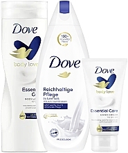 Набір - Dove With Love Body Love Essential Set (sh/gel/250ml + b/lot/400ml + h/cr/75ml) — фото N2