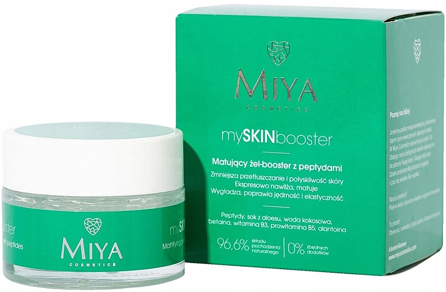 Матувальний гель-бустер для обличчя - Miya Cosmetics My Skin Booster — фото N1