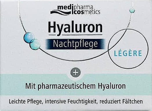 Крем ночной для лица - Pharma Hyaluron Nigth Cream Legere — фото N2