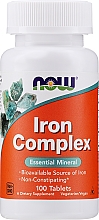 Парфумерія, косметика Комплекс заліза - Now Foods Iron Complex