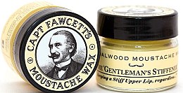 Набір - Captain Fawcett Sandalwood (moust/wax/15ml + moustache comb) — фото N3