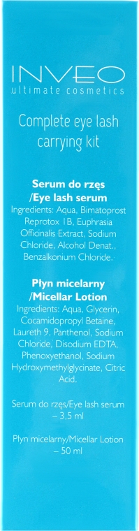 Набір  - Inveo Ultimatimate Cosmetics (eye/serum/3.5g + micellar/water/50ml) — фото N2