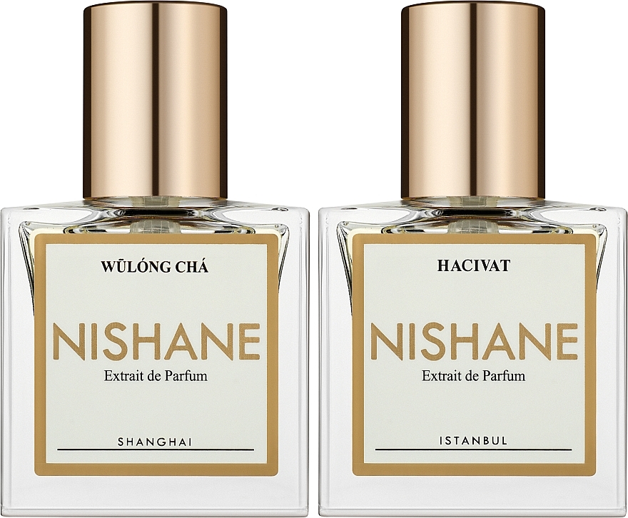 Nishane Hacivat & Wulong Cha - Набір (parfum/2*15ml) — фото N2