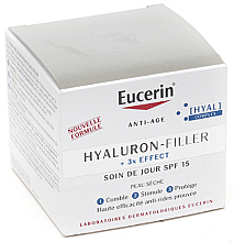 Духи, Парфюмерия, косметика Дневной крем для сухой кожи - Eucerin Eucerin Hyaluron-Filler 3x Day Cream SPF 15