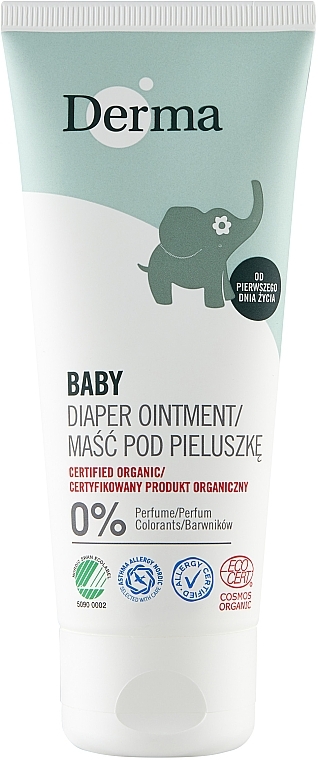 Мазь під підгузок - Derma Eco Baby Diaper Ointment — фото N1