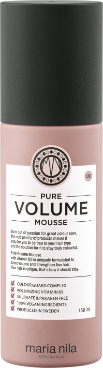 Мус для волосся для створення об'єму - Maria Nila Pure Volume Mousse — фото N1