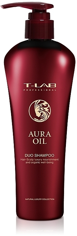 Восстанавливающий шампунь для сухих и поврежденных волос - T-LAB Professional Aura Oil Duo Shampoo