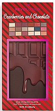 Палетка теней для век - I Heart Revolution Cranberries & Chocolate Palette — фото N2