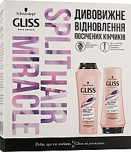 Духи, Парфюмерия, косметика Подарочный набор - Gliss Split End Miracle (shm/250ml + h/balm/200ml)