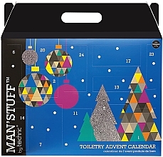 Набор "Адвент-календарь", 24 продукта - Technic Cosmetics Man'Stuff Toiletry Advent Calendar — фото N1